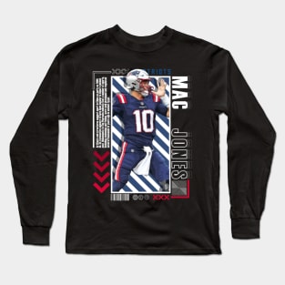 Mac Jones Paper Poster Version 10 Long Sleeve T-Shirt